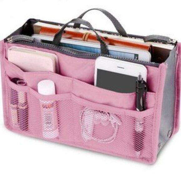 Organizer Insert /For Bags, Drawers Closets, Cosmetics & Supplies - Pink - NWT - Picture 2 of 10
